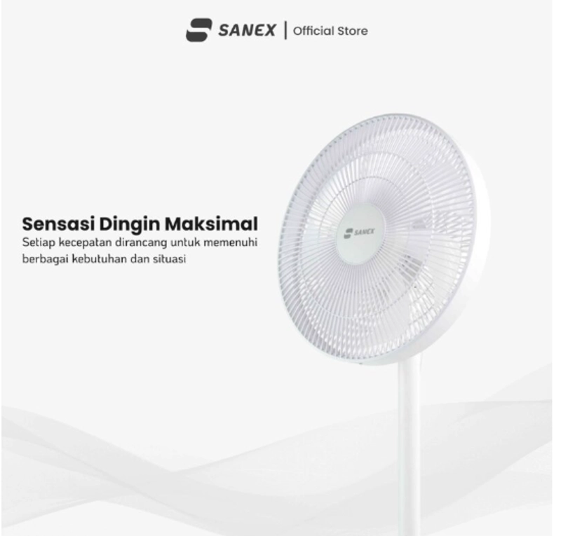 Product image UTAMAMEGA - Kipas Angin Berdiri 16in Sanex Siwon SSF-1621 Tanpa Remote Type SSF-1621