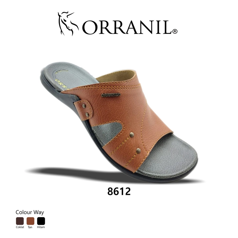 Product image Odillon - Orranil - 8612 / Sandal Slip On Pria 41 TAN