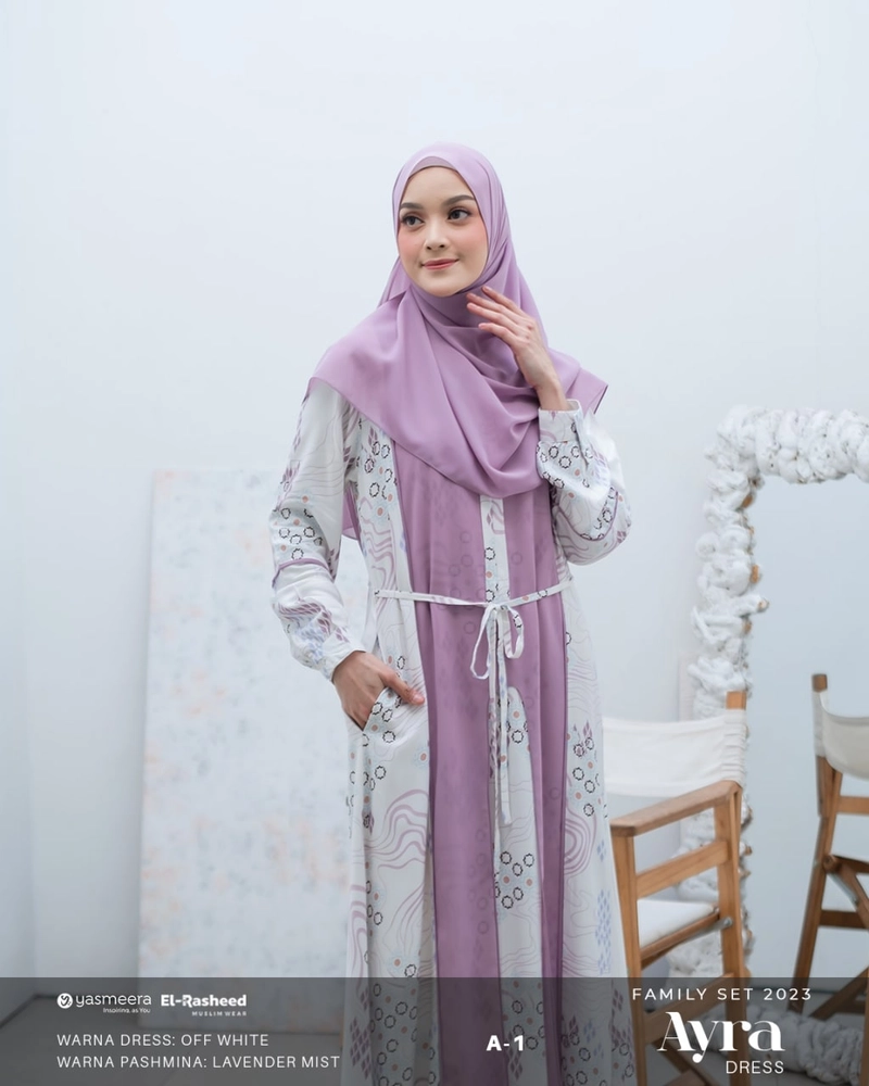 Product image Yasmeera Official - Baju Gamis Ayra S OFF WHITE