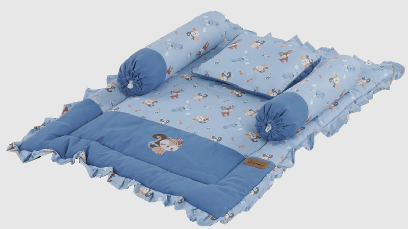 Product image SNOBBY BABY - SNOBBY BABY - Buy 1 Get 1 SBM0576 MATRAS + SELIMUT all size Biru