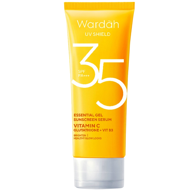 Product image Toko Halal Cosmetic - Sunscreen Wardah spf 35 40 g kuning / wangi