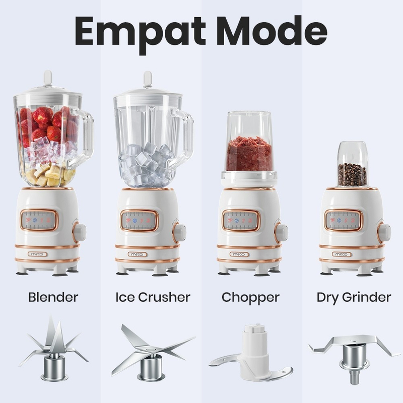 Product image Homespira - 4 in 1 Ice Crusher Blender Juicer Irish Lilac 1500mL Irish Lilac