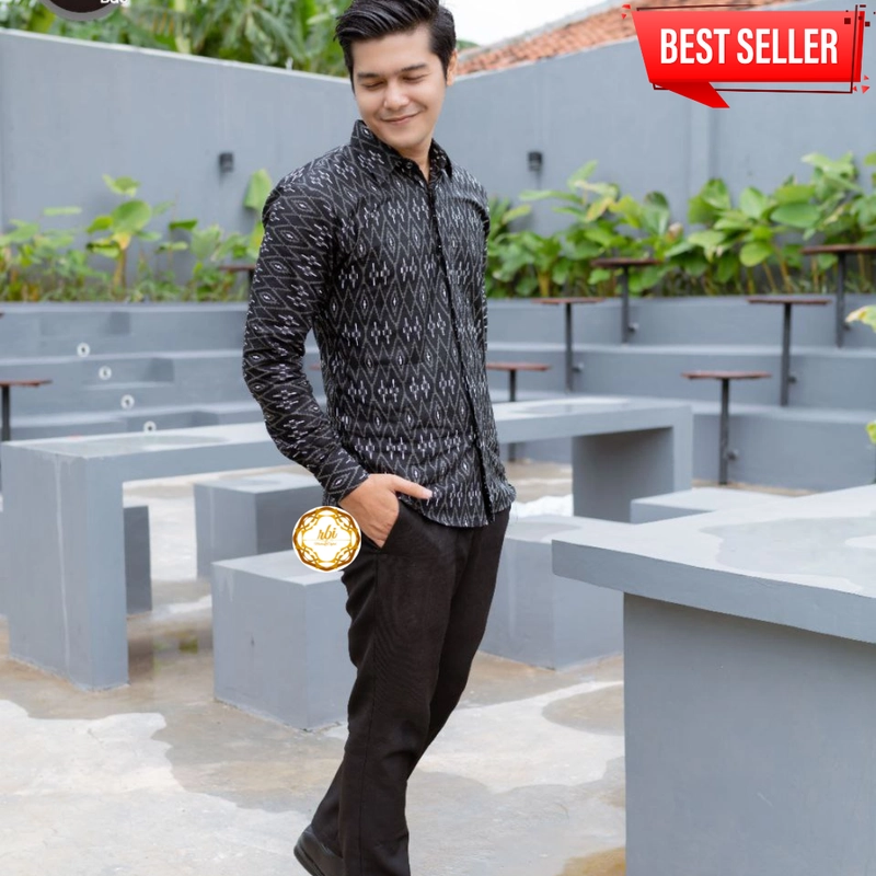 Product image Kemeja Batik New Slimfit Tebal Halus dan Tidak Luntur A3 M Motif A3