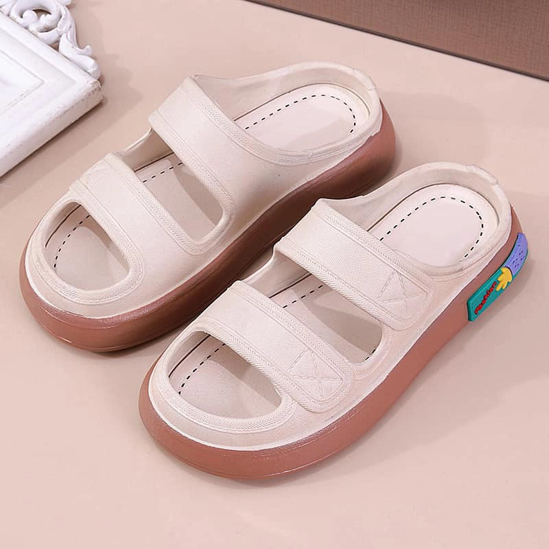 Product image NO LABEL - Sandal Anak Slip on Jelly Korean Style (NL 27) 30-31 COKLAT
