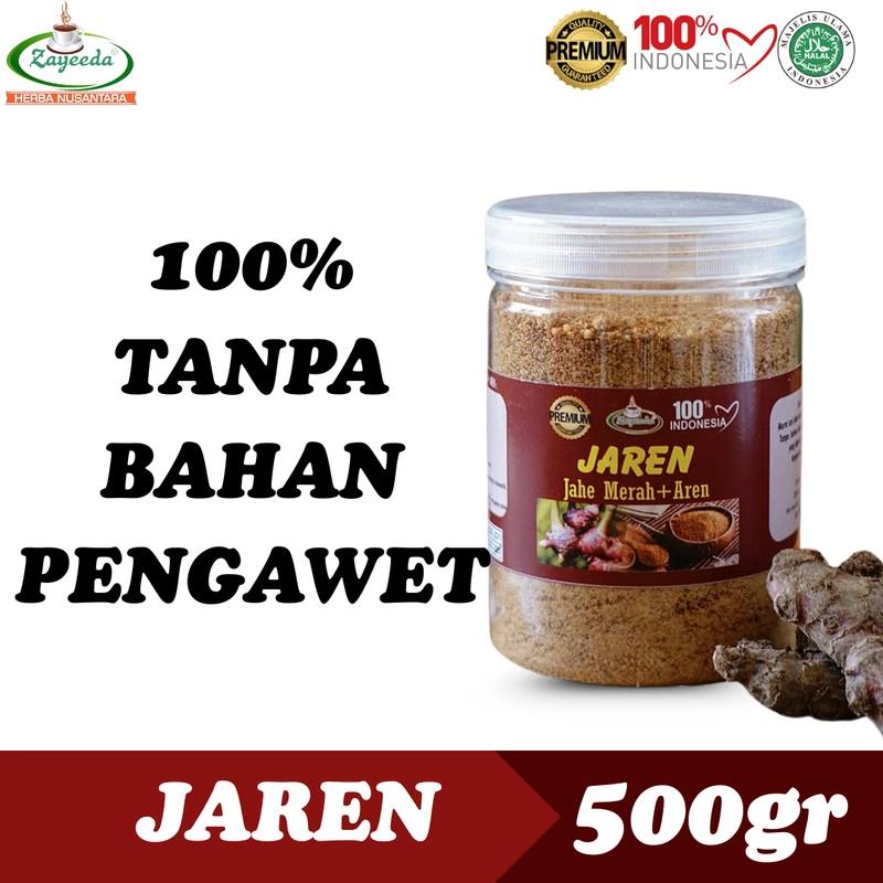 Product image ANNISA HERBAL - JAHE MERAH GULA AREN/JAREN 500GR 500gram rasa pedas manis