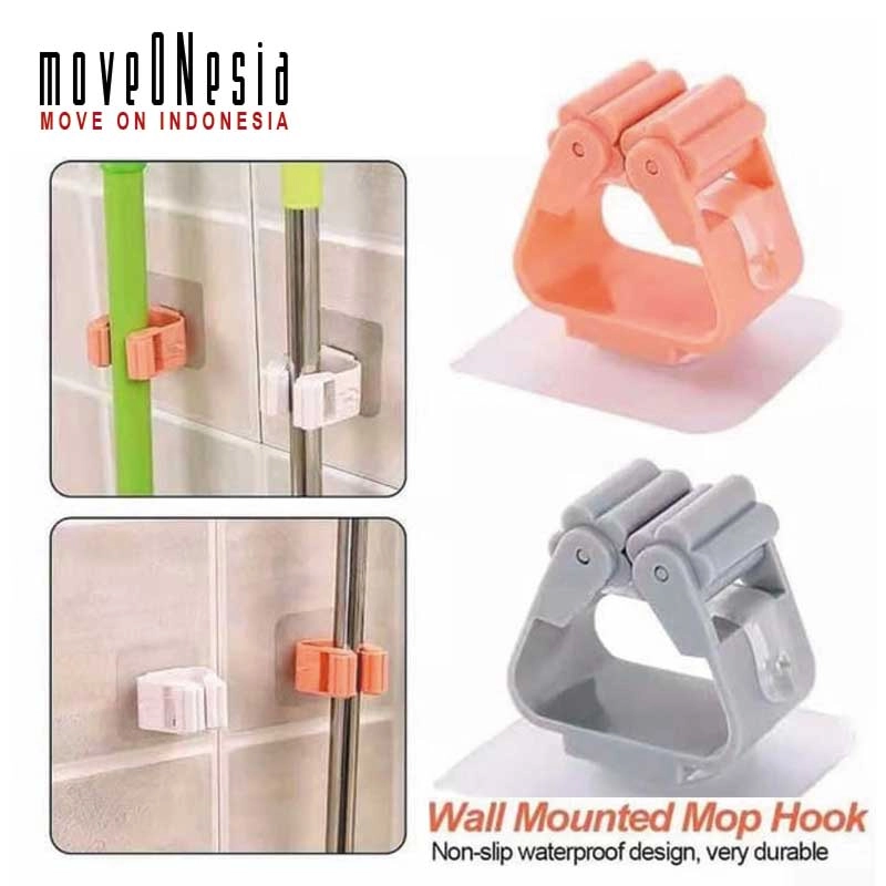 Product image Moveonesia - Broom Mob Holder Jepit Sapu dan Pel JEPIT SAPU RANDOM