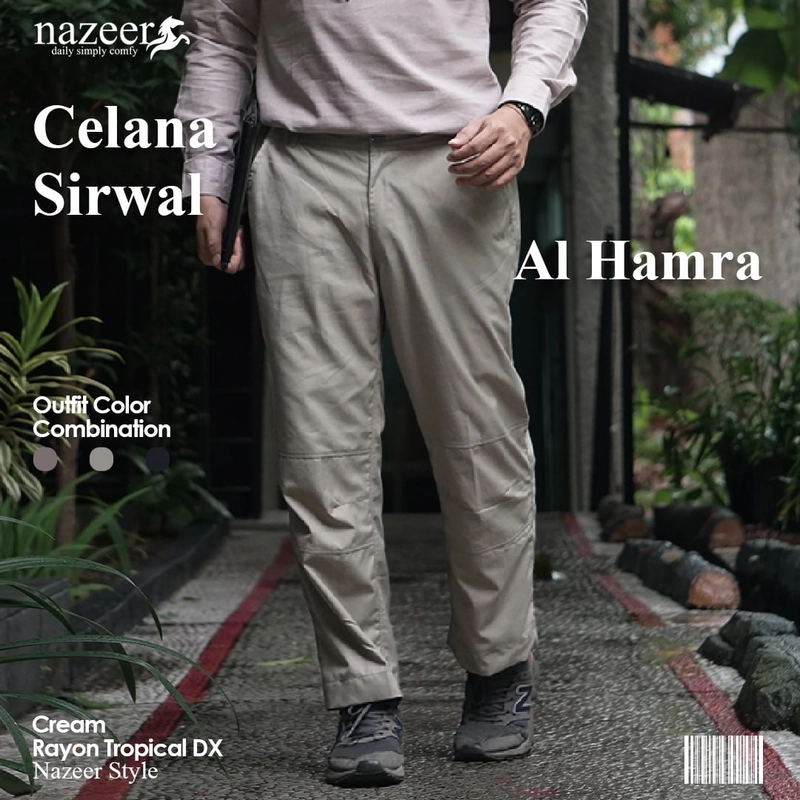 Product image Nazeer - Celana Sirwal Al Hamra M Cream