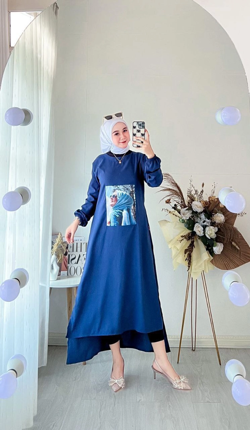 Product image Rambe Batik Indonesia - Gamis Kanaya F2 Premium Allsize D