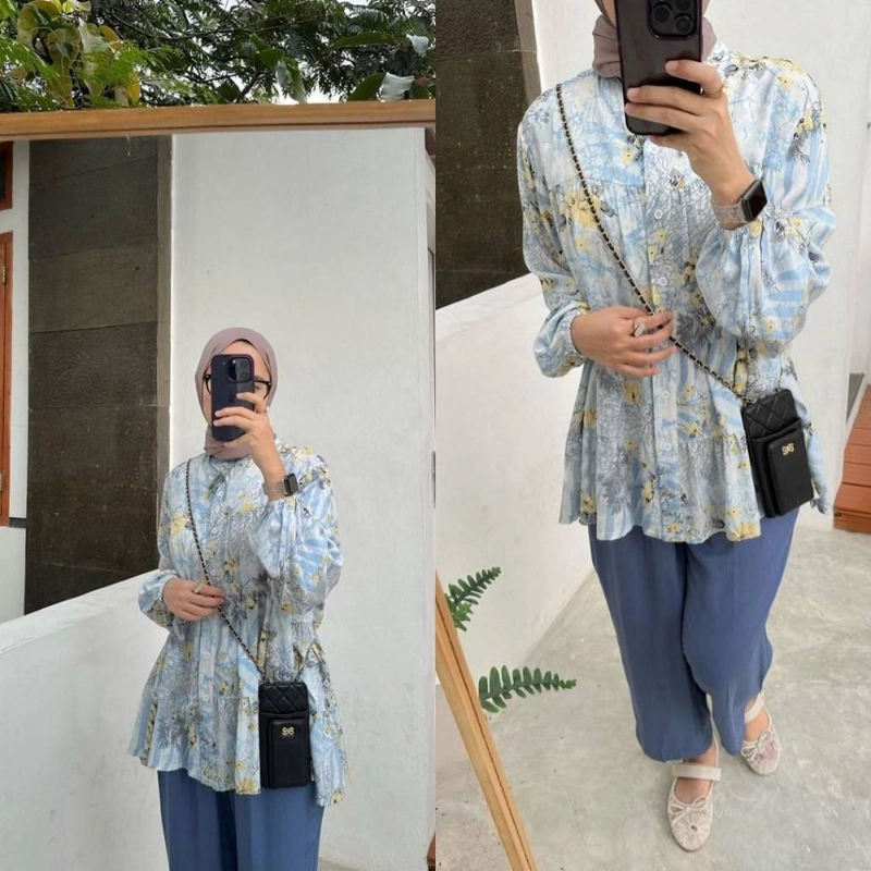 Product image Khisna collection - Setelan wanita dewasa cantik Allsize Denim