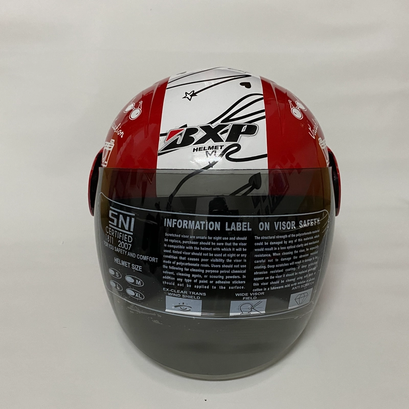 Product image Helm Nuvo Traveling Merah Glossy - Helm SNI - Helm Dewasa L Nuvo Traveling Merah Glossy