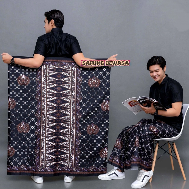 Product image Kois Batik - Sarung Batik Santri Dewasa Anti Luntur Bagus Banget Motif lawana Sarung dewasa Sarung lawana