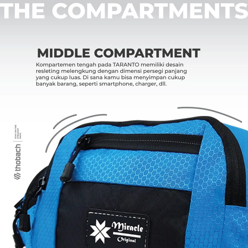Product image Thobach official - THOBACH Waistbag TARANTO ALL SIZE Blue