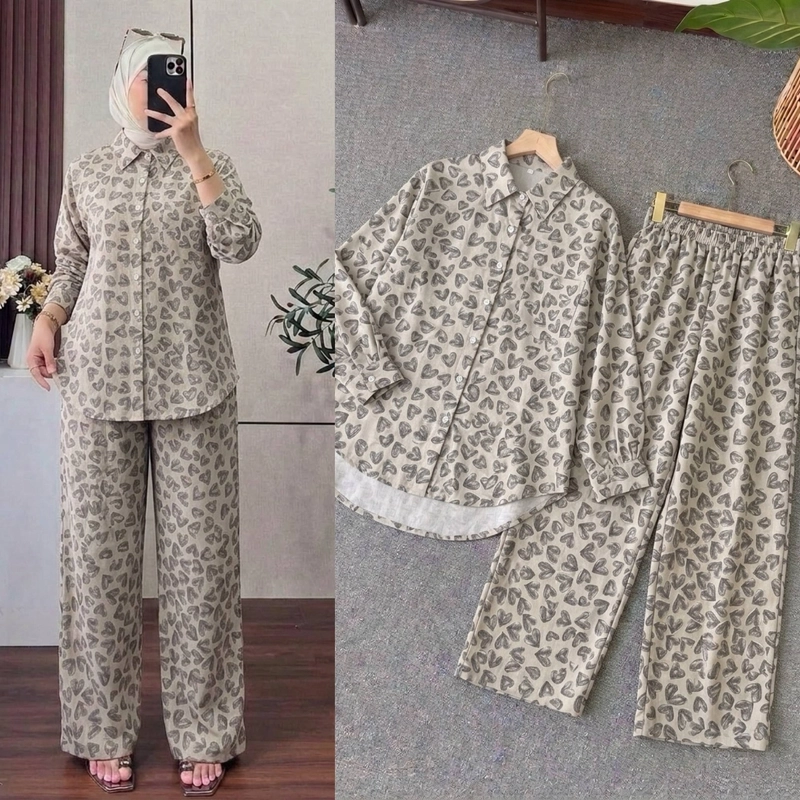 Product image Khisna collection - Oneset Ayana daily perempuan kekinian Allsize Laurel