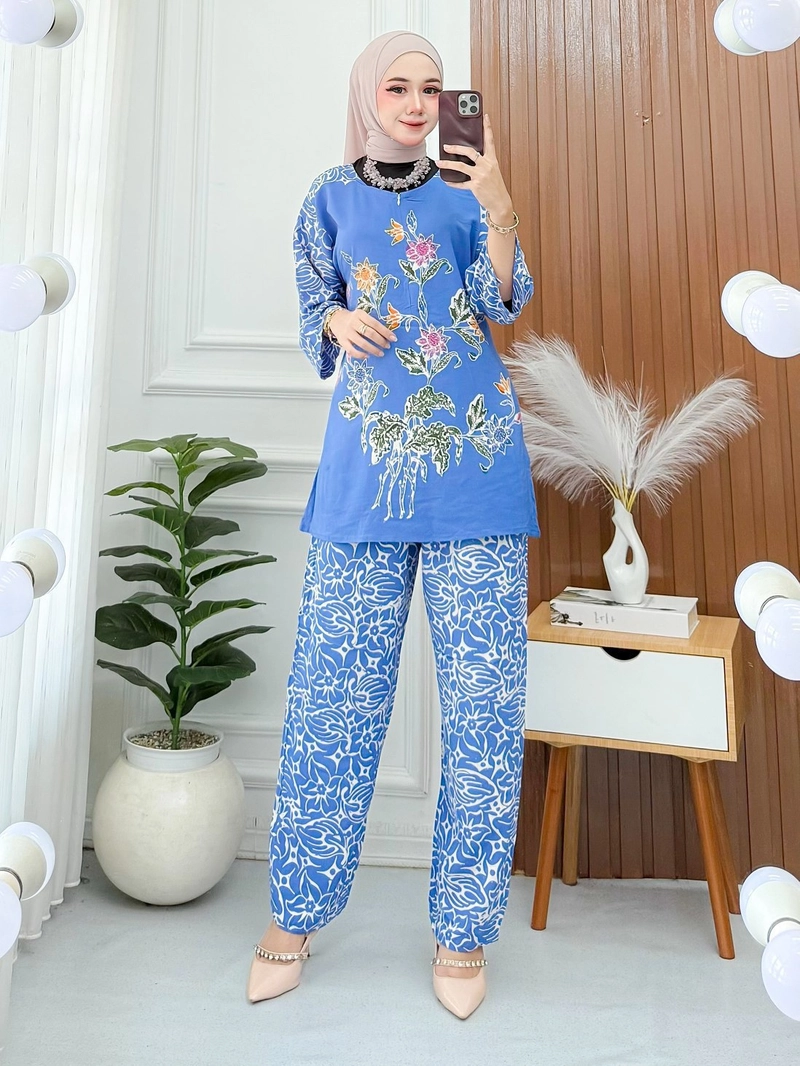 Product image Batik Ayodha - SETELAN INES ALLSIZE STANDART LD 110CM Allsize A