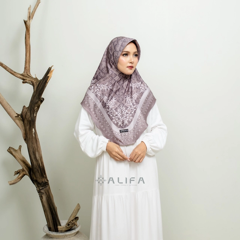 Product image Alhasani Official Store - Hijab Instan Pet Standar Sublim Motif Salwa Hijab Instan Pet 2025 Hijab Daily Instan Terbaru Standar Mocca