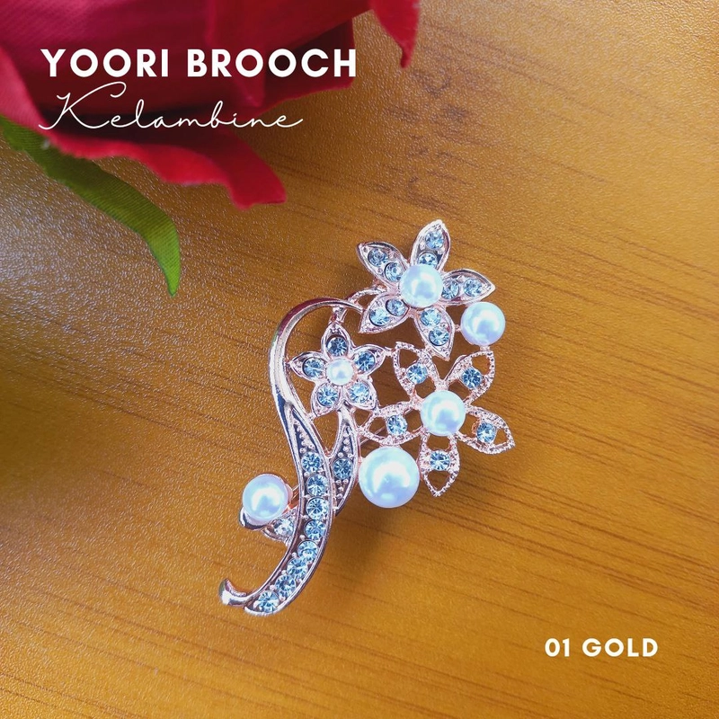 Product image Kelambine - Yoori Brooch Bros Yoori by Kelambine Yoori Brooch 01 Gold