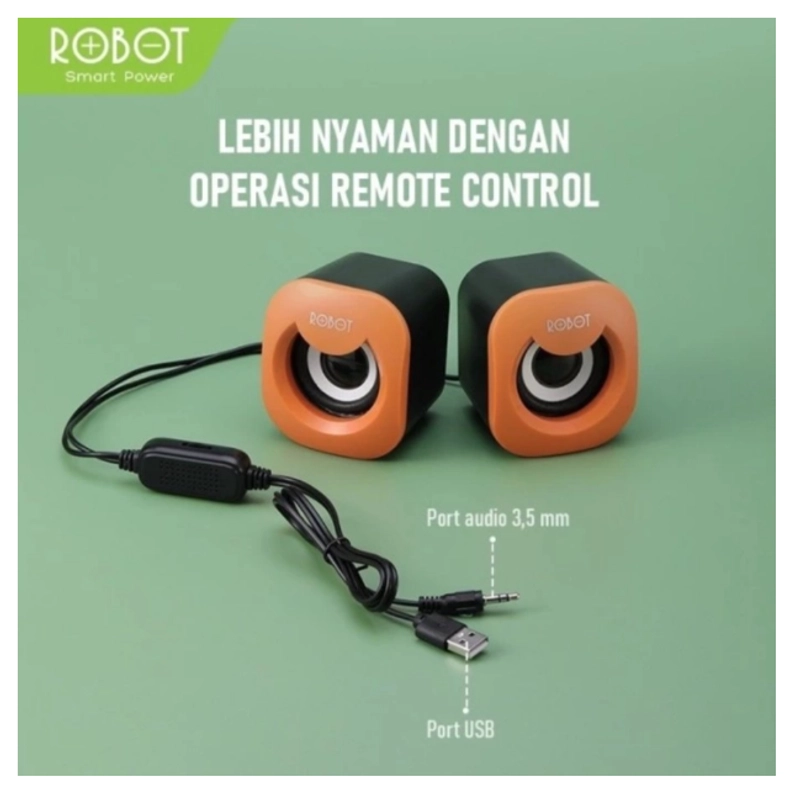 Product image UTAMAMEGA - Speaker Robot RS180 Computer Speaker Multi Media -Random Type RS180