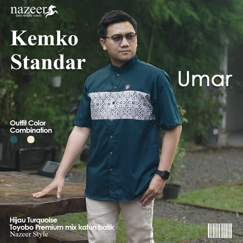 Product image Nazeer - Umar Kemko Kurta M Green