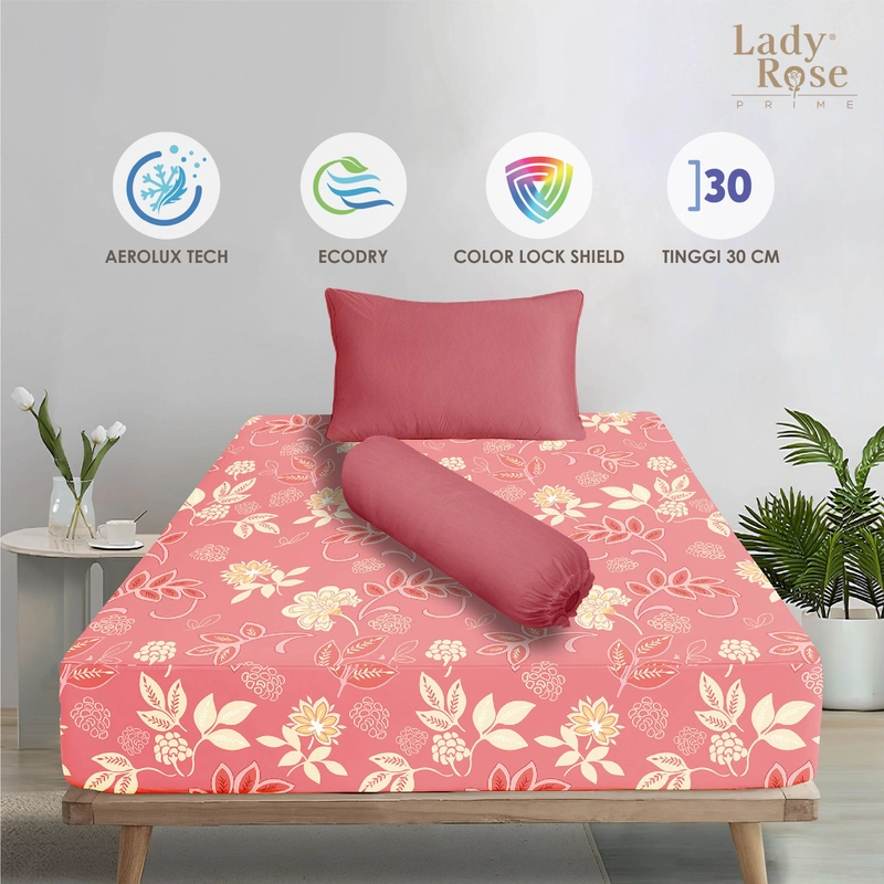 Product image LADY ROSE OFFICIAL - Lady Rose Prime - Sprei Aquila 90x200x30 Single 90