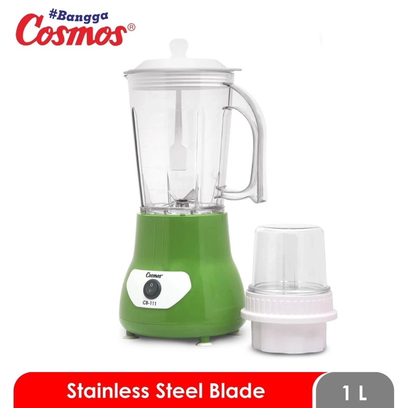 Product image UTAMAMEGA - Cosmos CB-111 CB111 Blender Plastik 1Liter Midori series 380 Watt Warna Random