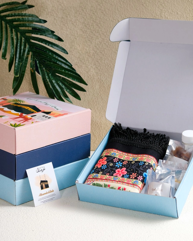 Product image Aliya - Paket Arafah Box Ekslusif Hampers Sajadah Oleh Oleh Haji Umroh Jenis Paket Arafah 1