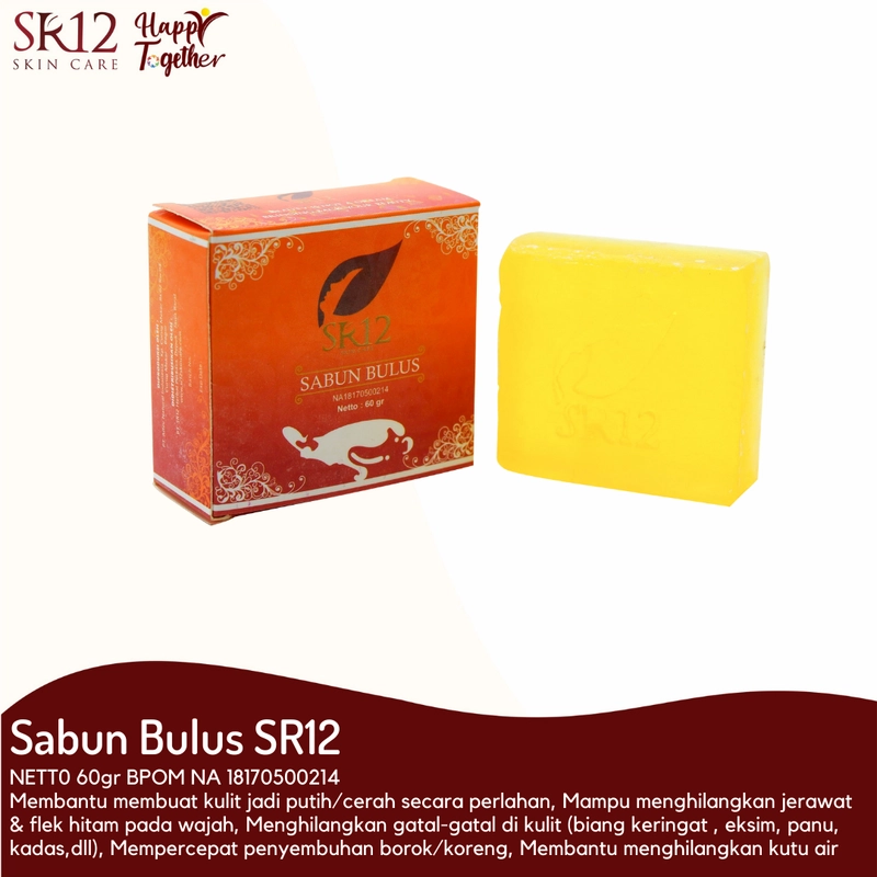 Product image Sabun Bulus SR12 Sabun Wajah Panu Kadas Kurap Gatal Gatal Menyamarkan Strech Mark 60 gr Sabun Bulus
