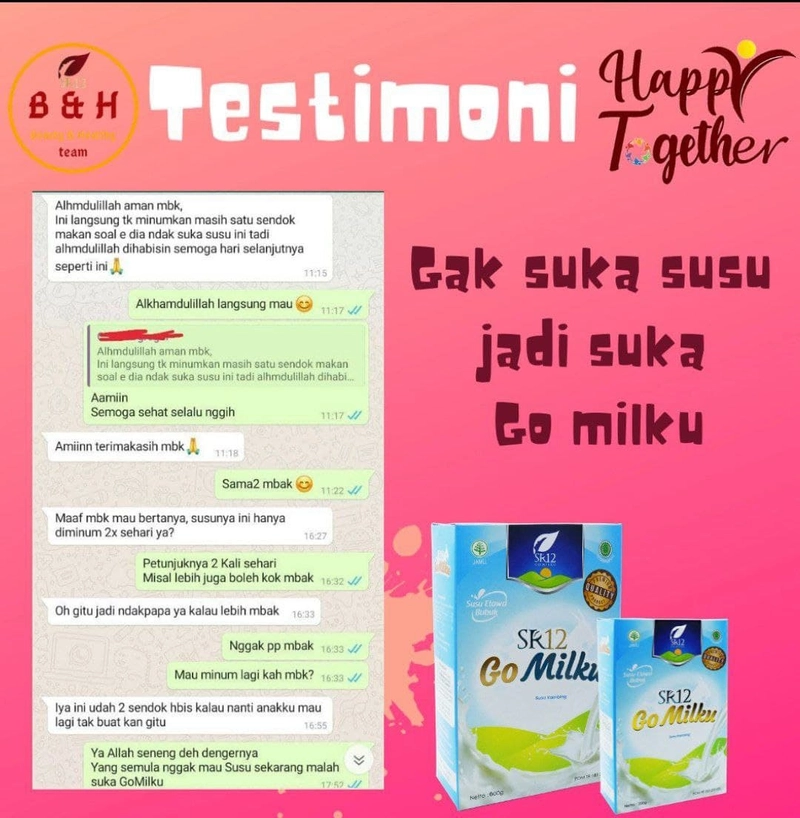 Product image SR12 Gomilku Susu Kambing Etawa Pelancar ASI 200gr Coklat