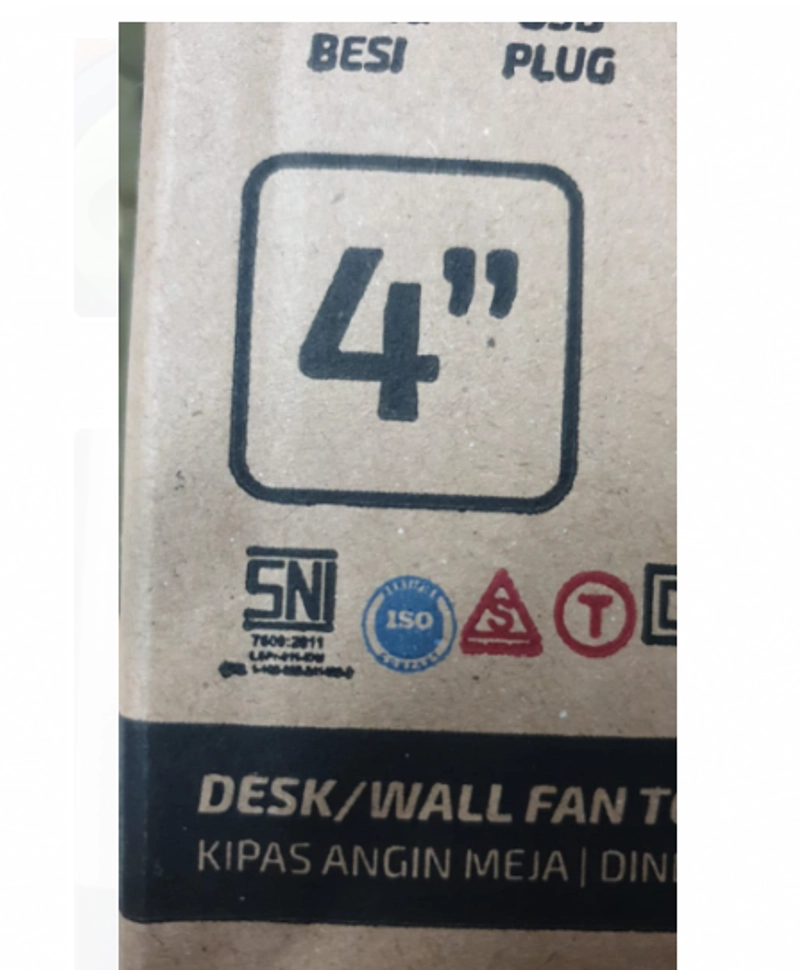 Product image UTAMAMEGA - Kipas Angin Meja Dinding Besi 4 inch Nagoya NG-4DW Warna Hitam