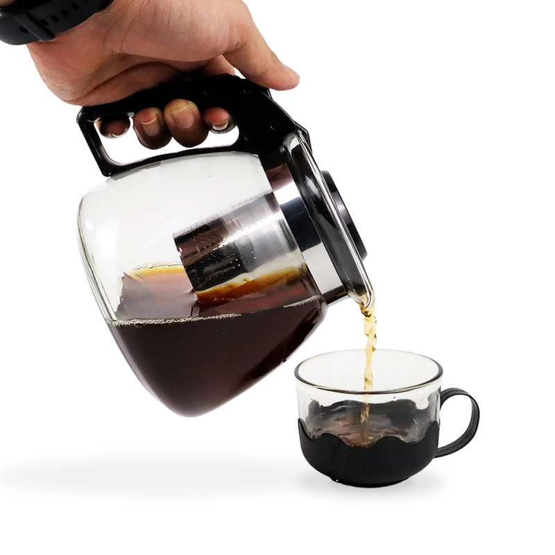 Product image RUMAH RAYA - Set Teko Pitcher 950ml with 4 Gelas - EM01 Set Hitam