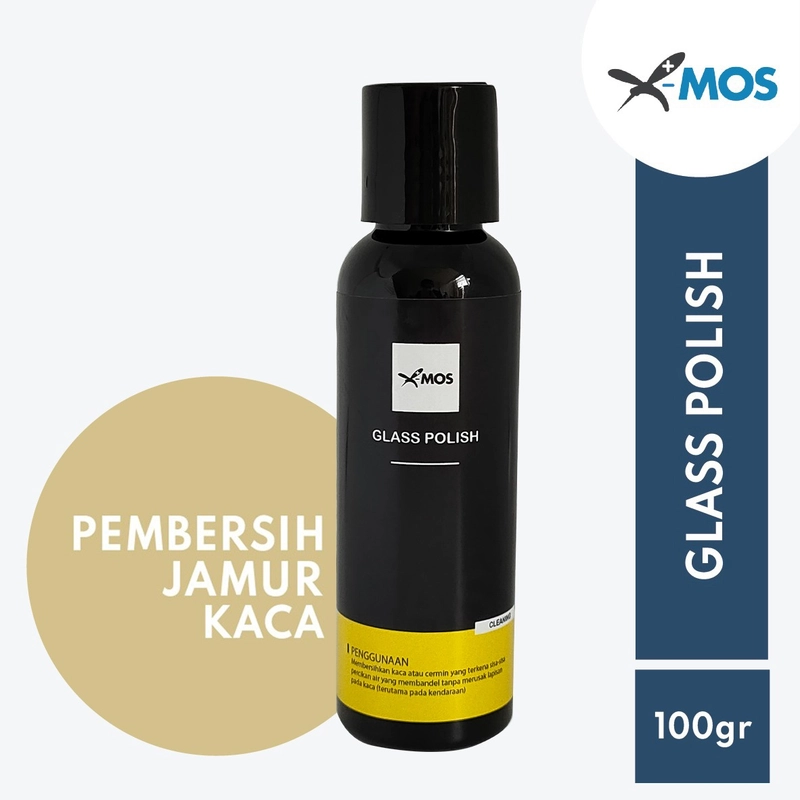 Product image X MOS - X-MOS Glass Polish 100gr - Pembersih Jamur Kaca 120gr Pembersih Kaca