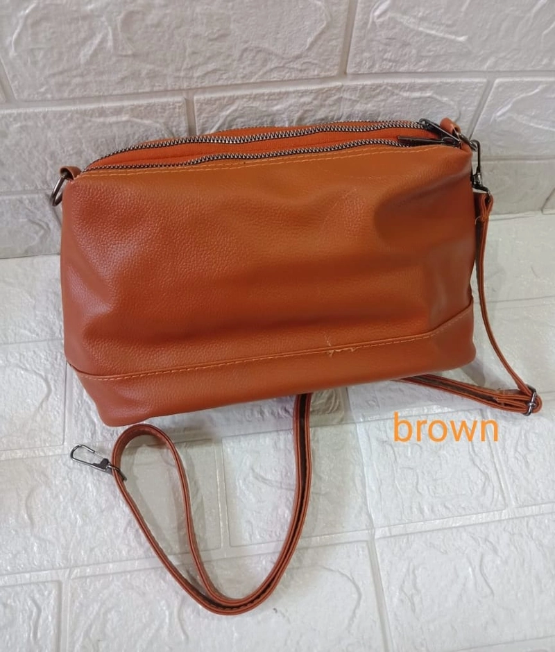 Product image Tas Selempang wanita ress terbaru 27x11x15 Tan