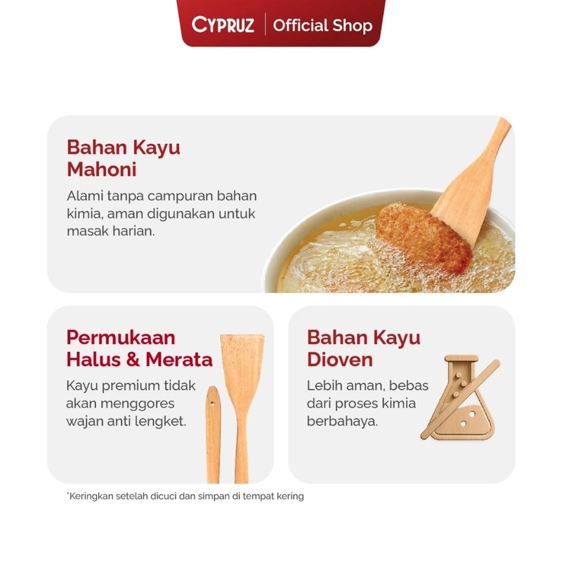 Product image Cypruz Official - Cypruz Wood Series Mahoni Turner Kotak Rata 45x7cm AM-1506 S KAYU