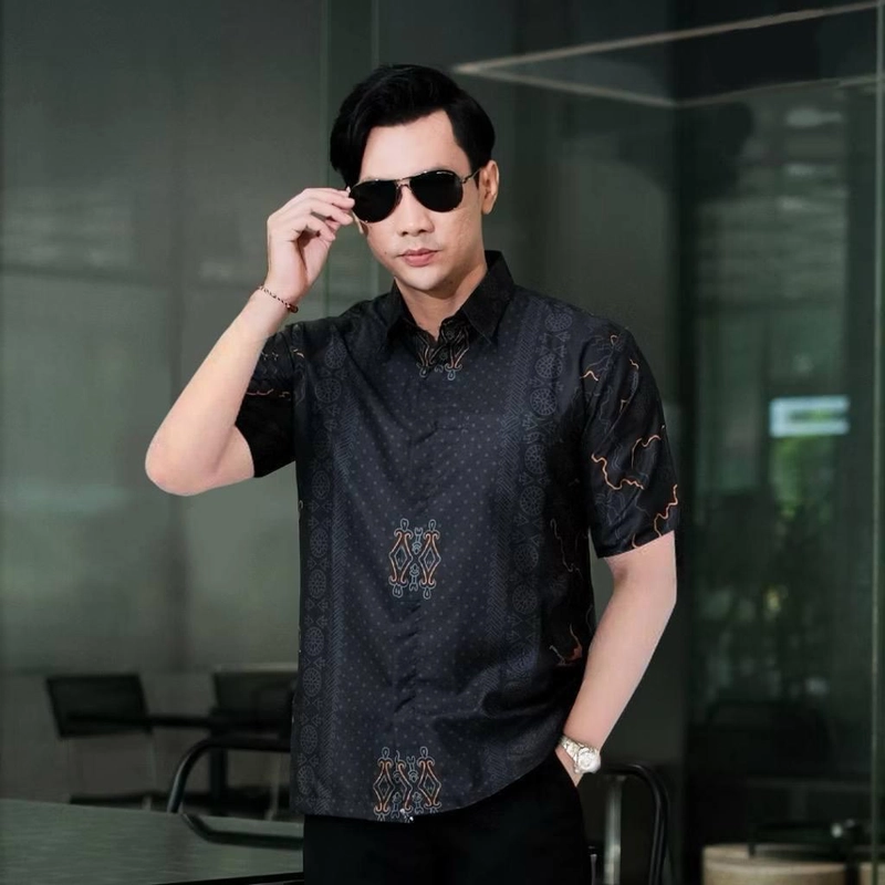 Product image Khisna collection - Batik Kemeja Pria Dewasat Terbaru Simpel Keren Motif Etnikk M Hem etnikk