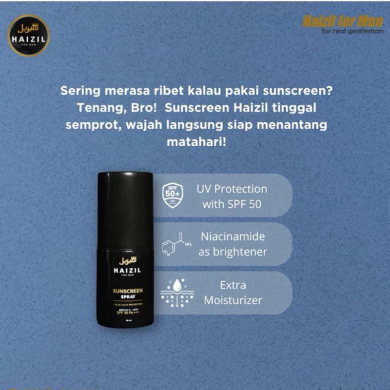Product image Batrisyia - Haizil Sunscreen Spray 60ml 60ml Hitam