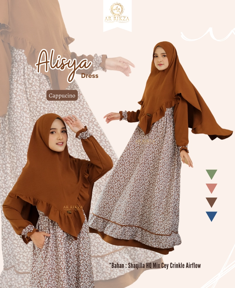 Product image Arrikza - ALISYA DRESS MOM by Arrikza L CAPPUCINO