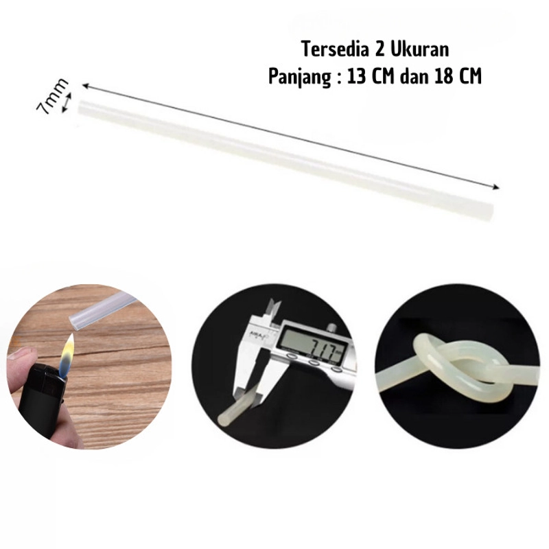 Product image KAMJE Isi Ulang Refill Lem Tembak Kecil Besar Bakar Lilin Glue Gun Stick KMJ040 KMJ040 13 CM