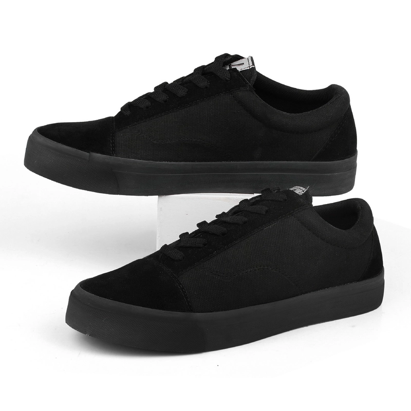 Product image ALZ PRO 9109 Full Black Sepatu Kanvas Slip On Authentic 39 Full Black