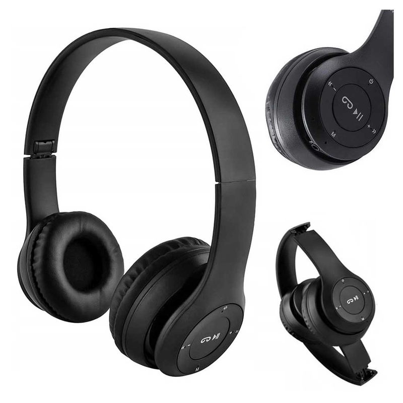 Product image Moveonesia - Headset Bluetooth Keren HEADSET KEREN HITAM