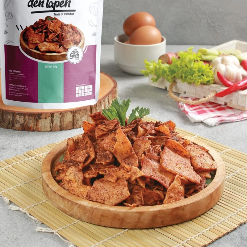 Product image Rendang Den Lapeh - Rendang Telur Padang Asli / Rendang Telur Khas Minang 150 Rendang Telur