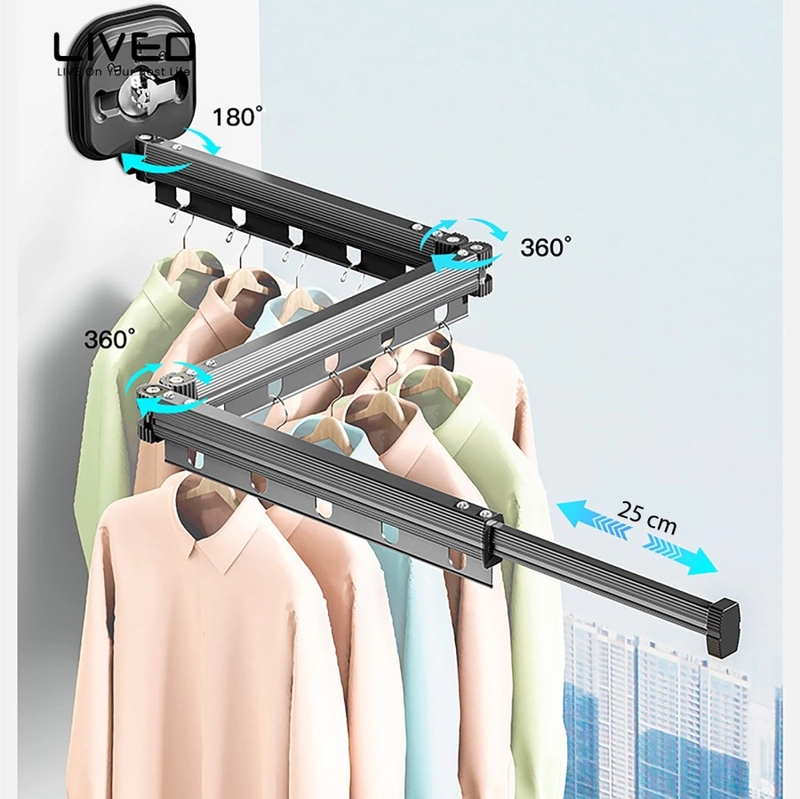 Product image Liveo - JEMURAN STICKY CLOTHES HANGER LV-309 1050 abu abu