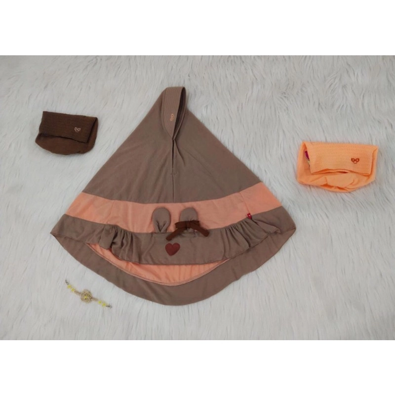 Product image Bani Batuta - Kerudung Instan Anak Krukid Namya 3-4thn Ginger Snap