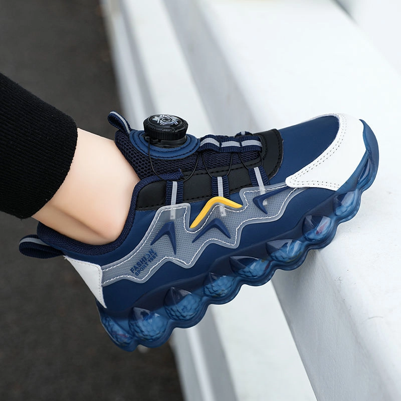Product image Meonky Official - Sepatu Anak laki laki Perempuan Sneakers Terbaru Q - 48 Cocok Untuk Sekolah Bermain 34 Navy