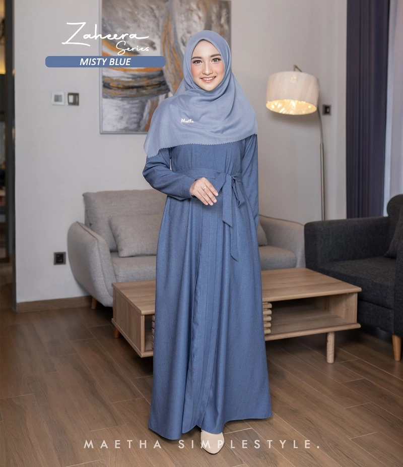 Product image Gamis Wanita Dewasa Zaheera Series XS Misty Blue