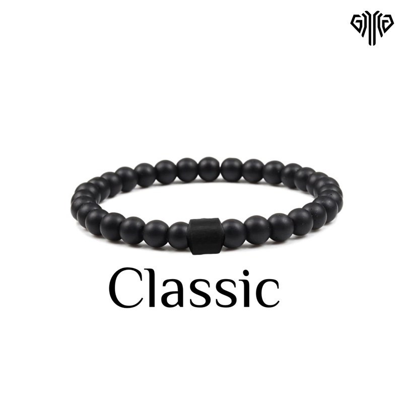 Product image GAWUNG - Gelang Tasbih Hitam Doff Classic 33 Butir Dzikir Pria Aesthetic Simple Keren GGT33C dewasa hitam