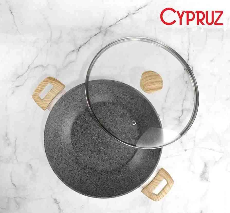 Product image Cypruz - Wok Pan + Lid Ki 0802 24 cm KI 0802