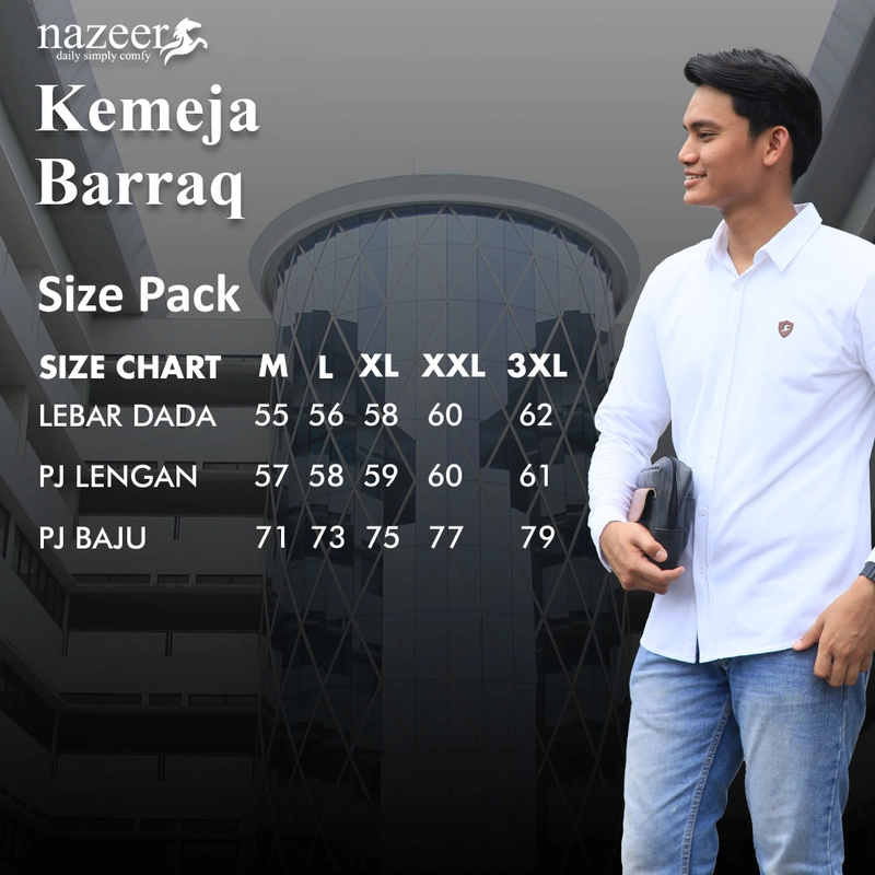 Product image Nazeer - Kemeja Barraq M Black