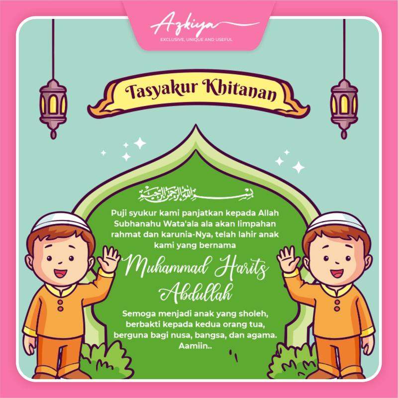 Product image Alifa- HAMPERS EKSKLUSIF PAKET 5 135g R5 Tasyakuran Khitan