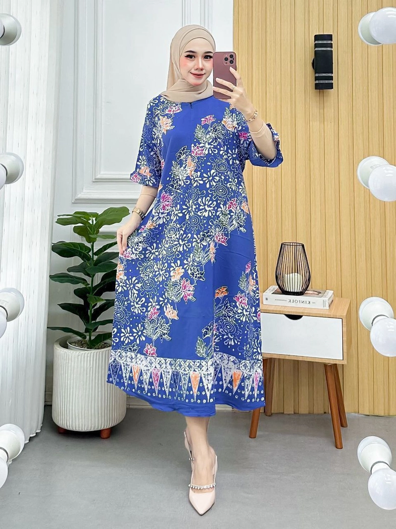 Product image Batik Ayodha - DASTER MINA ALLSIZE JUMBO LD 120CM BATIK CAP Allsize C