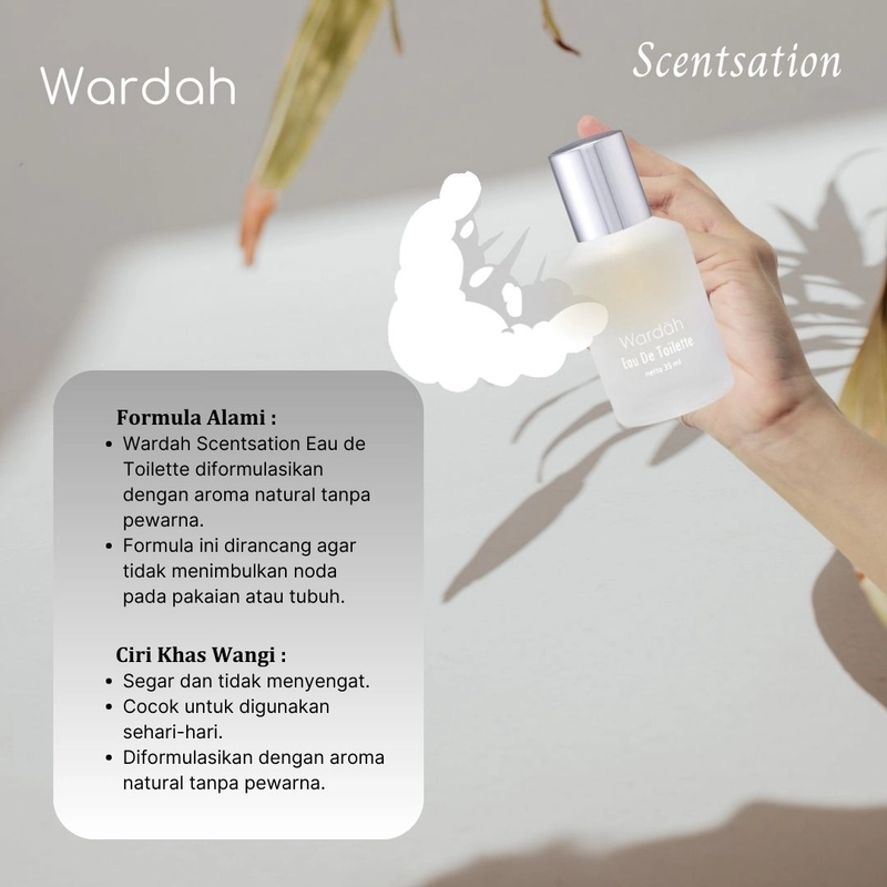 Product image SUPLAI SHOP - Parfum EDT Wanita Wardah Scentsation Eau De Toilette Peaceful Isi 35 ml