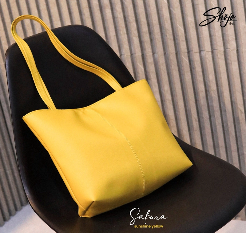 Product image Moonzaya - SAKURA BAG BY SHOJO TOTEBAG WANITA TAS HOBO WATERPROOF SAKURA SUNSHINE YELLOW